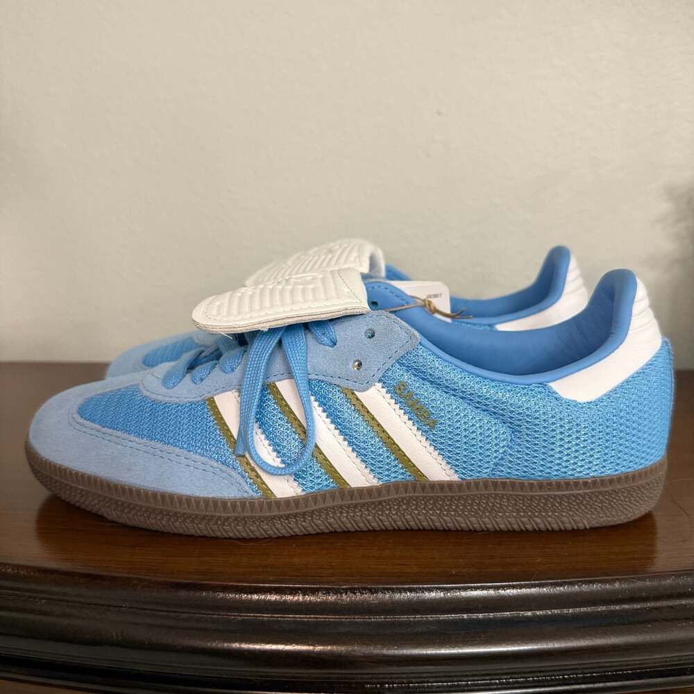 Adidas Samba LT Blue White Gum Sneakers IE9170 Men’s 5.5 Women’s 6.5 NWT No Box